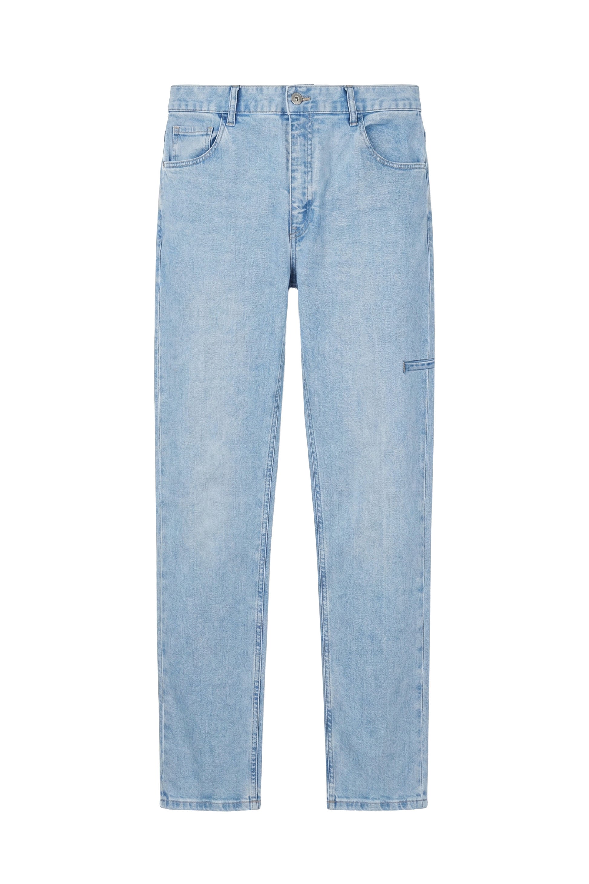 Faded-Denim Five-pocket trousers - MONTEZEMOLO