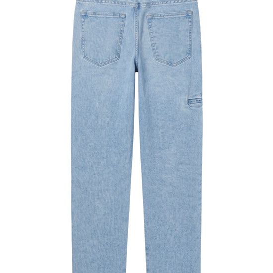 Faded-Denim Five-pocket trousers - MONTEZEMOLO