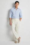 Giro-Inglese Weave Cotton Shirt - MONTEZEMOLO