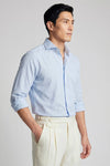 Giro-Inglese Weave Cotton Shirt - MONTEZEMOLO