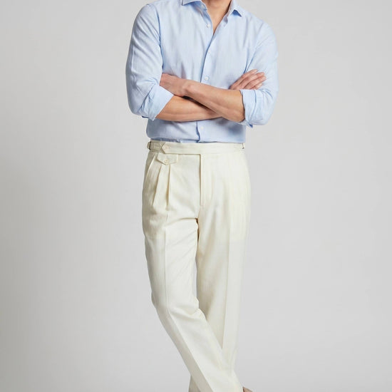 Giro-Inglese Weave Cotton Shirt - MONTEZEMOLO