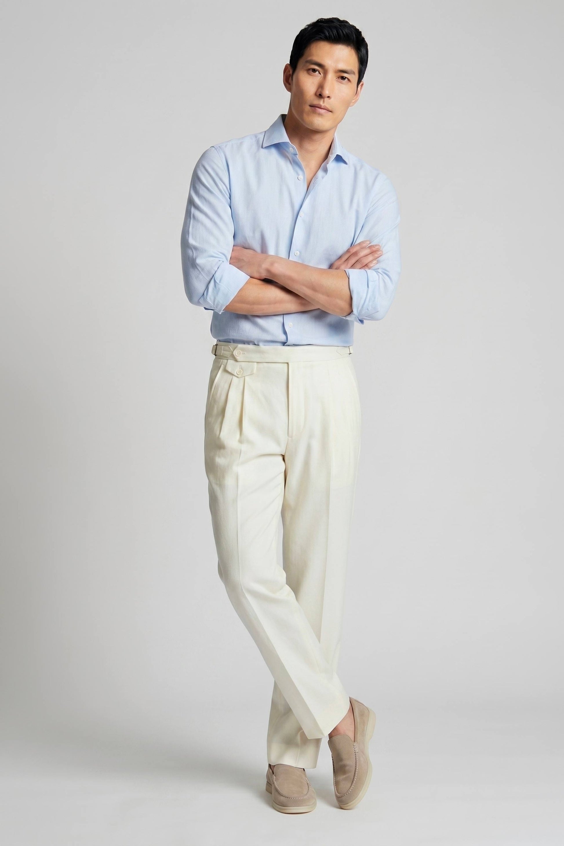 Giro-Inglese Weave Cotton Shirt - MONTEZEMOLO