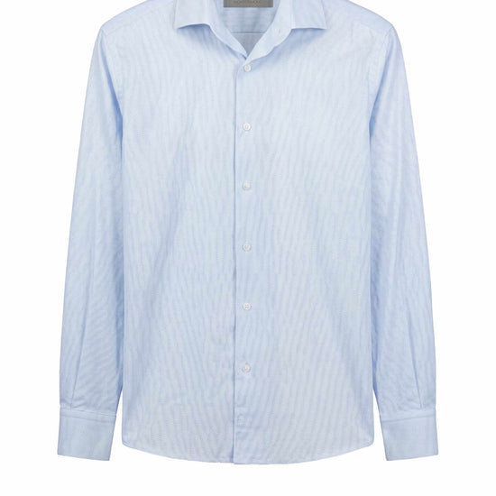 Giro-Inglese Weave Cotton Shirt - MONTEZEMOLO