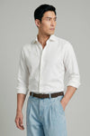 Giro-Inglese Weave Cotton Shirt - MONTEZEMOLO