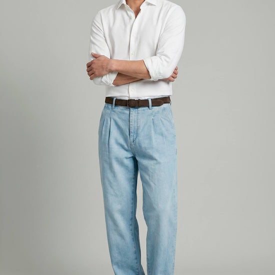 Giro-Inglese Weave Cotton Shirt - MONTEZEMOLO