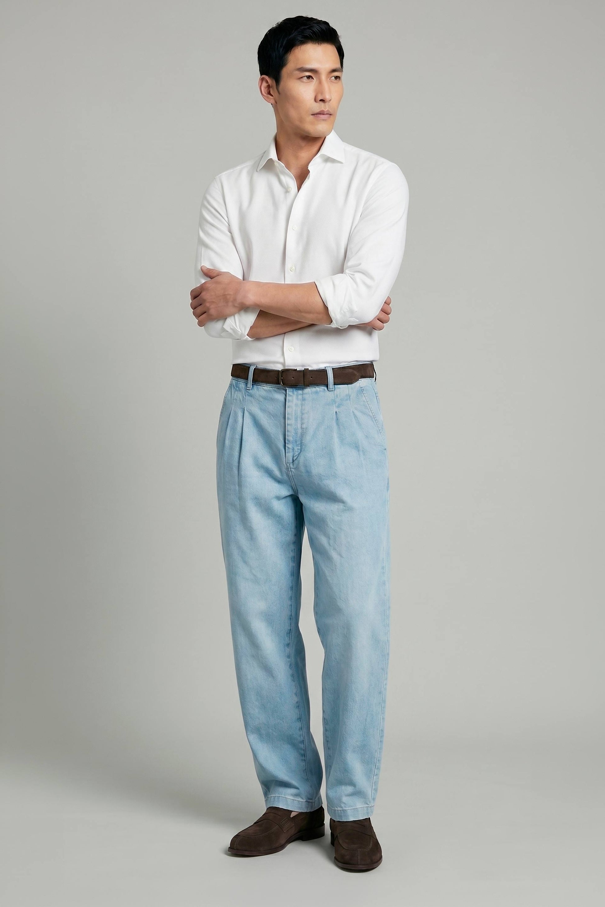 Giro-Inglese Weave Cotton Shirt - MONTEZEMOLO
