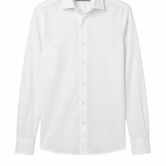 Giro-Inglese Weave Cotton Shirt - MONTEZEMOLO