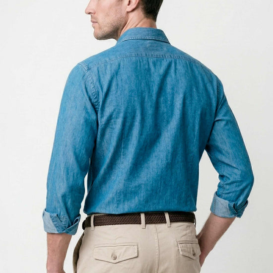 Stretch denim shirt - MONTEZEMOLO