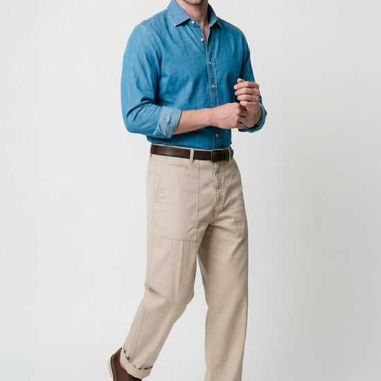 Stretch denim shirt - MONTEZEMOLO