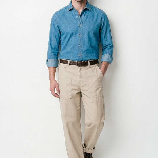 Stretch denim shirt - MONTEZEMOLO