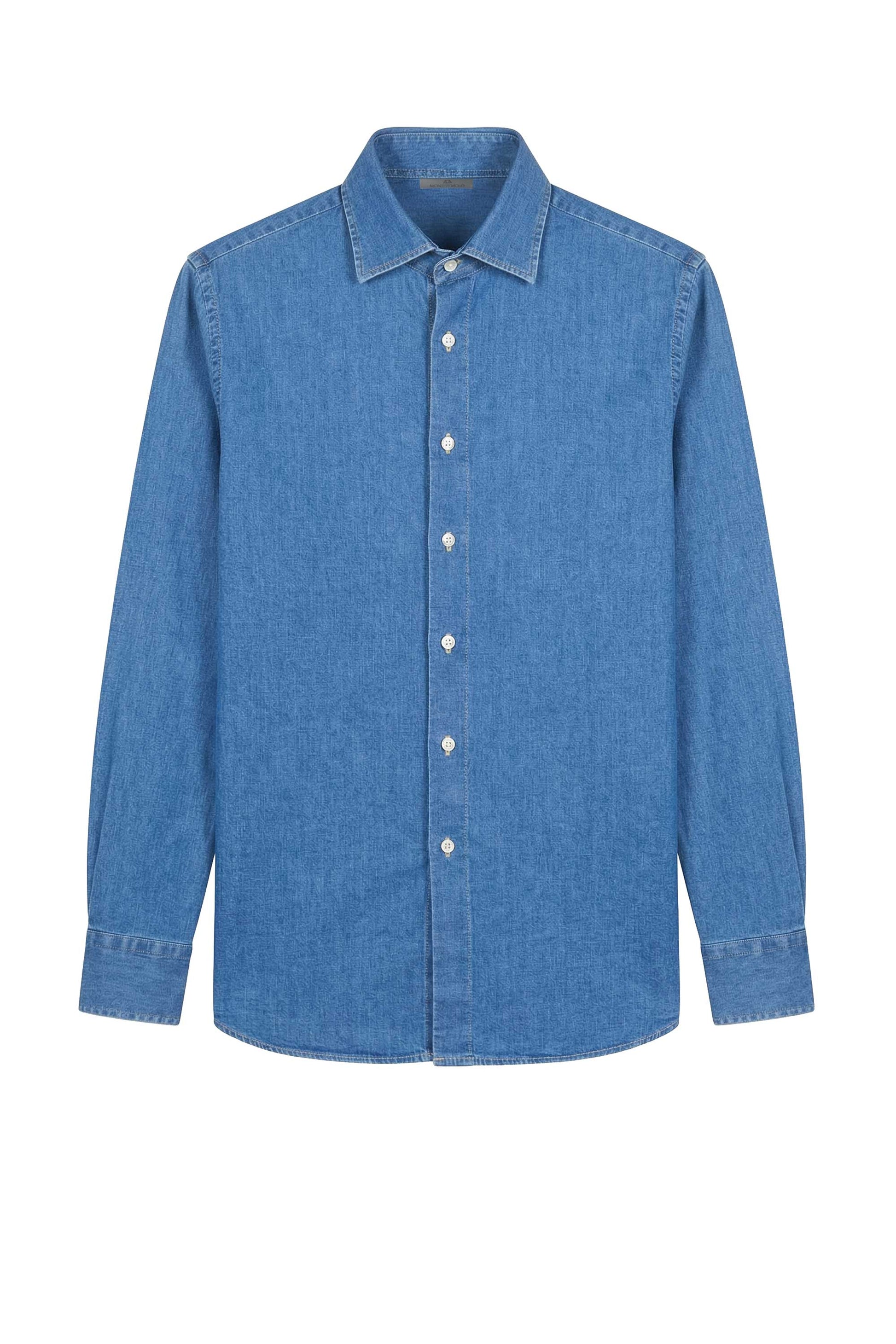 Stretch denim shirt - MONTEZEMOLO