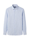 Pure linen fine striped shirt - MONTEZEMOLO