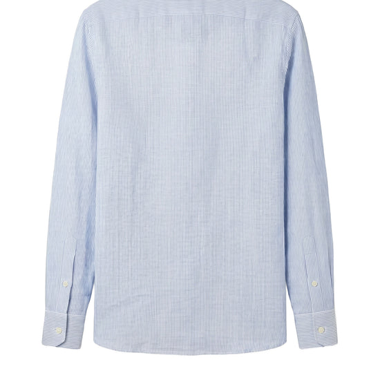 Pure linen fine striped shirt - MONTEZEMOLO
