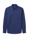 Linen & cotton shirt with chest pocket - MONTEZEMOLO