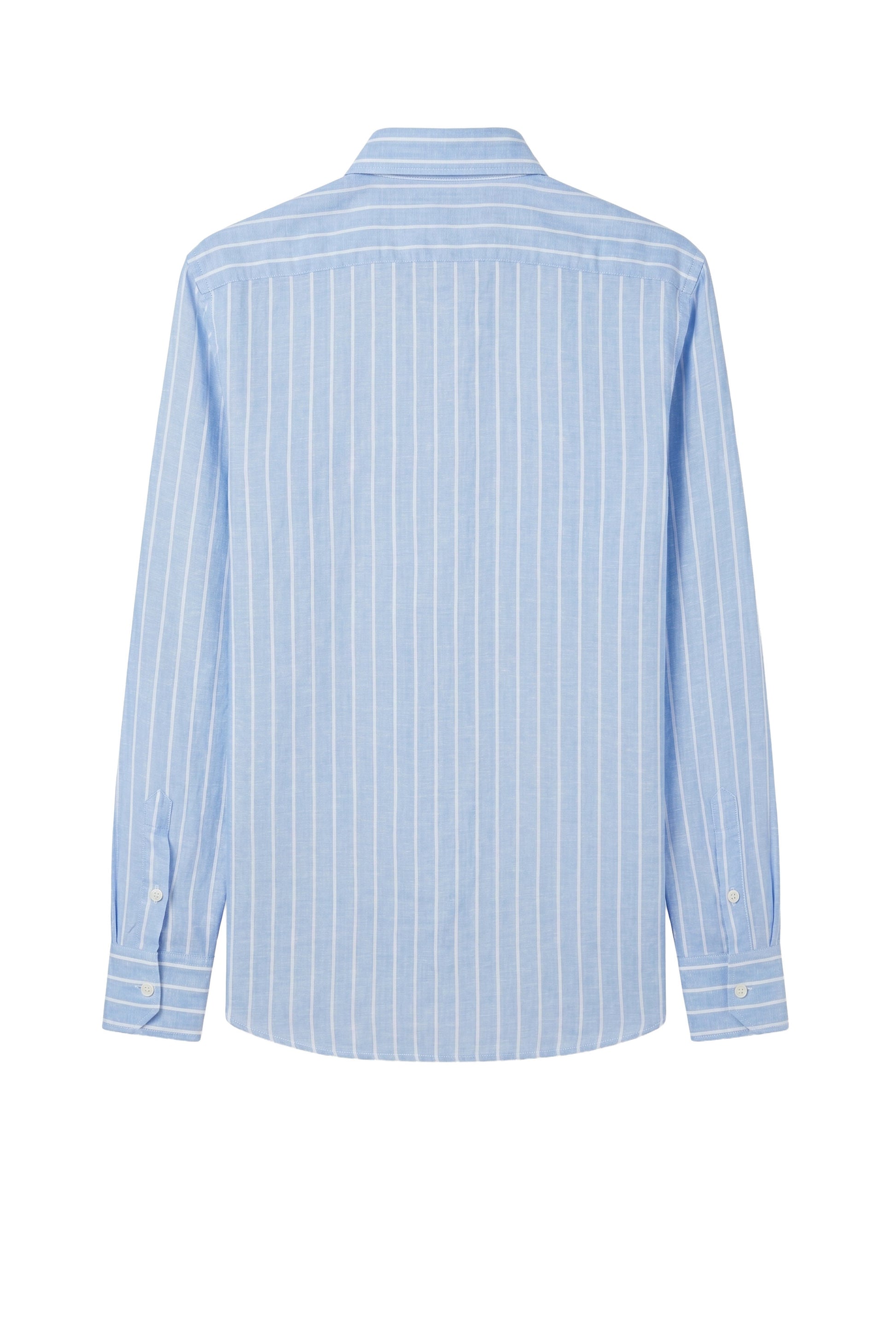 Linen & cotton shirt with chest pocket - MONTEZEMOLO