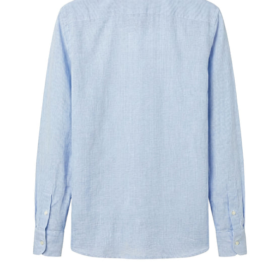 Linen & cotton shirt with chest pocket - MONTEZEMOLO