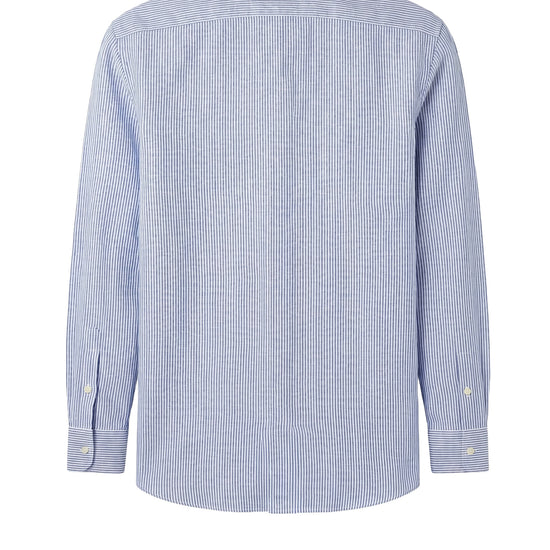 Linen & cotton shirt with chest pocket - MONTEZEMOLO