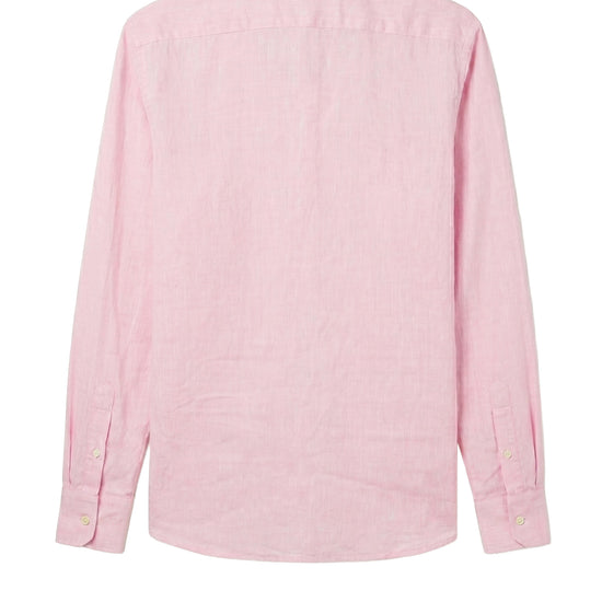 Linen & cotton shirt with chest pocket - MONTEZEMOLO