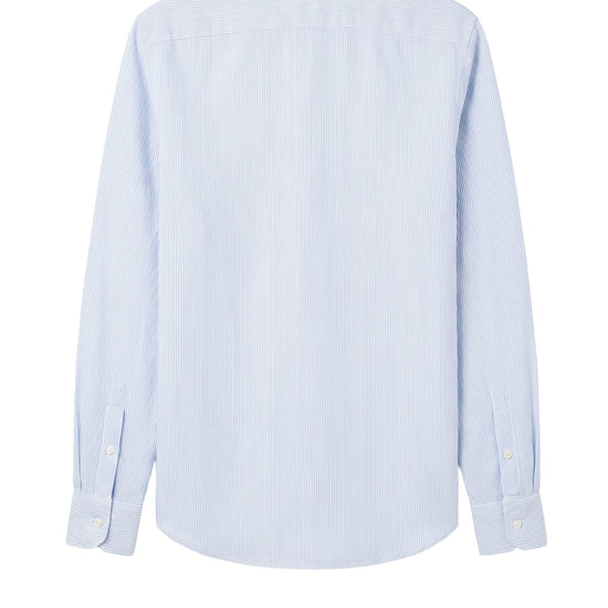 Linen & cotton shirt with chest pocket - MONTEZEMOLO