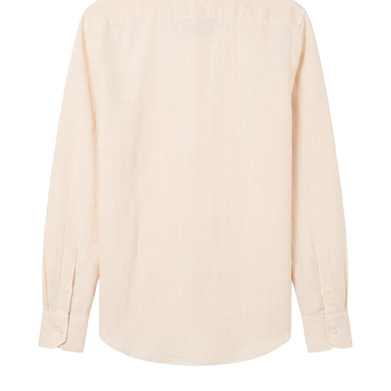 Linen & cotton shirt with chest pocket - MONTEZEMOLO