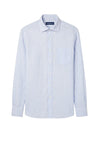 Linen & cotton shirt with chest pocket - MONTEZEMOLO