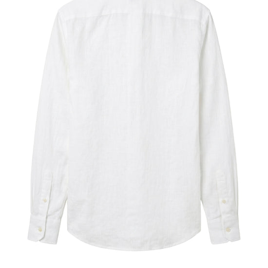 Pure linen button-down spear collar shirt - MONTEZEMOLO