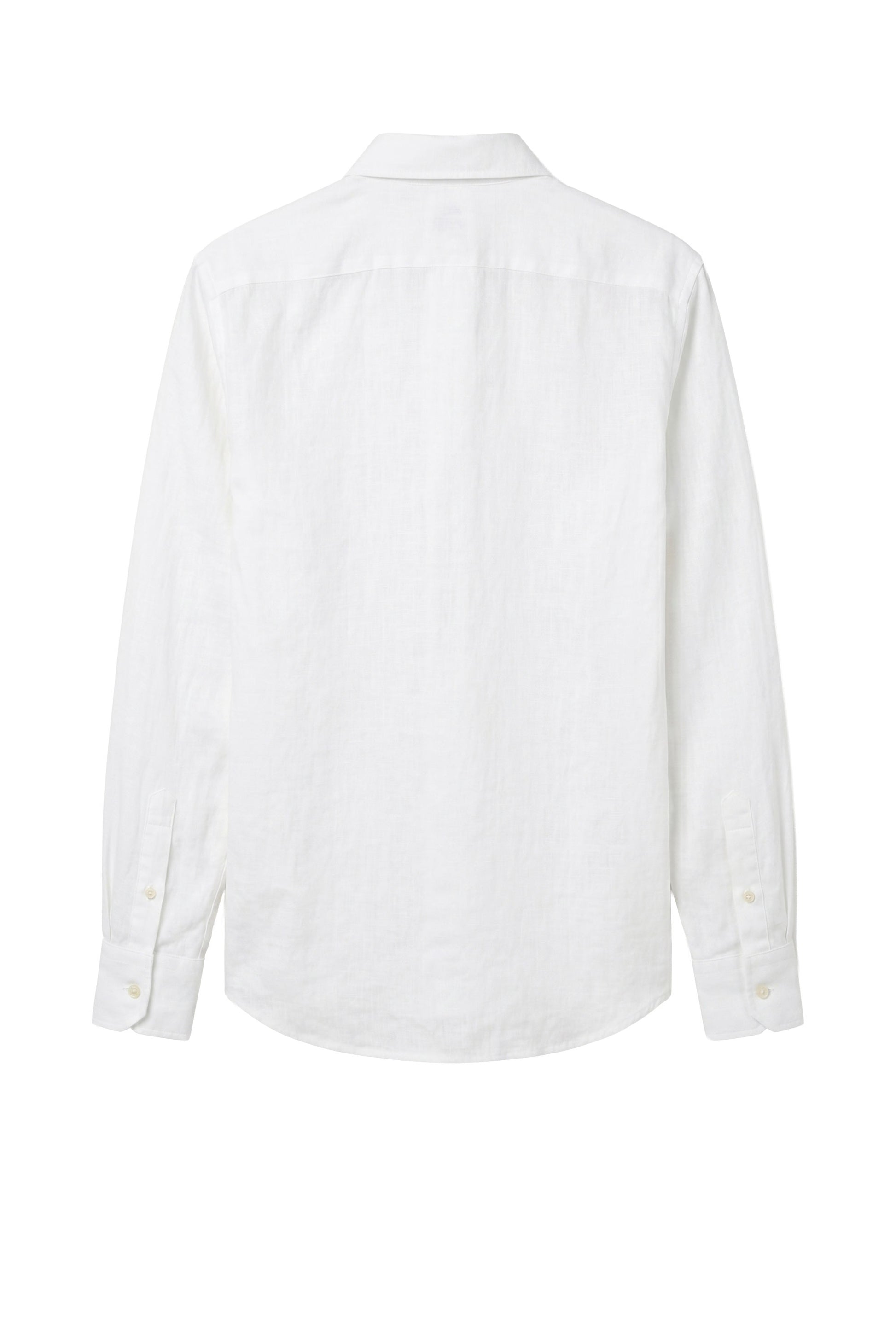 Pure linen button-down spear collar shirt - MONTEZEMOLO