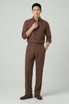 Pure linen button-down spear collar shirt - MONTEZEMOLO