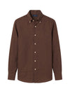 Pure linen button-down spear collar shirt - MONTEZEMOLO