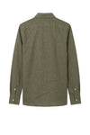 Pure linen button-down spear collar shirt - MONTEZEMOLO