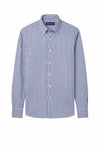 Button-down seersucker cotton striped shirt - MONTEZEMOLO