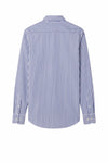 Button-down seersucker cotton striped shirt - MONTEZEMOLO