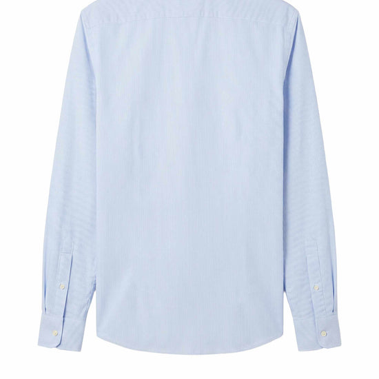 Button-down seersucker cotton striped shirt - MONTEZEMOLO