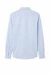 Button-down seersucker cotton striped shirt - MONTEZEMOLO