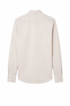 Button-down seersucker cotton striped shirt - MONTEZEMOLO