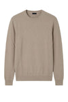 Rice-stitch cotton crew neck sweater - MONTEZEMOLO