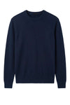Rice-stitch cotton crew neck sweater - MONTEZEMOLO