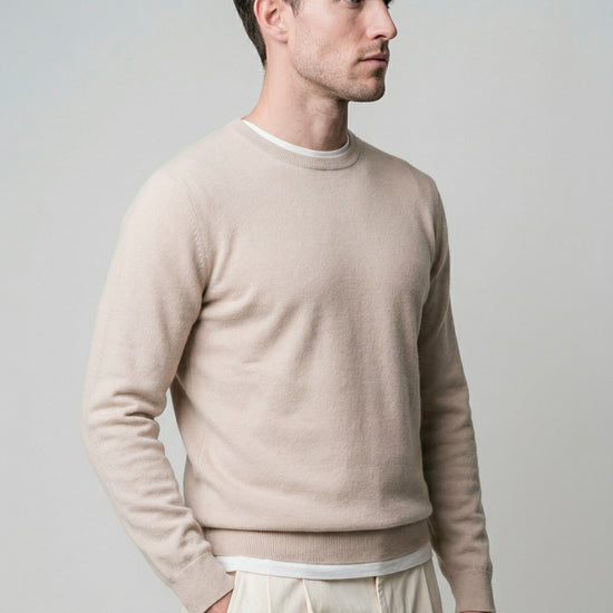 Pure cotton crewneck sweater - MONTEZEMOLO