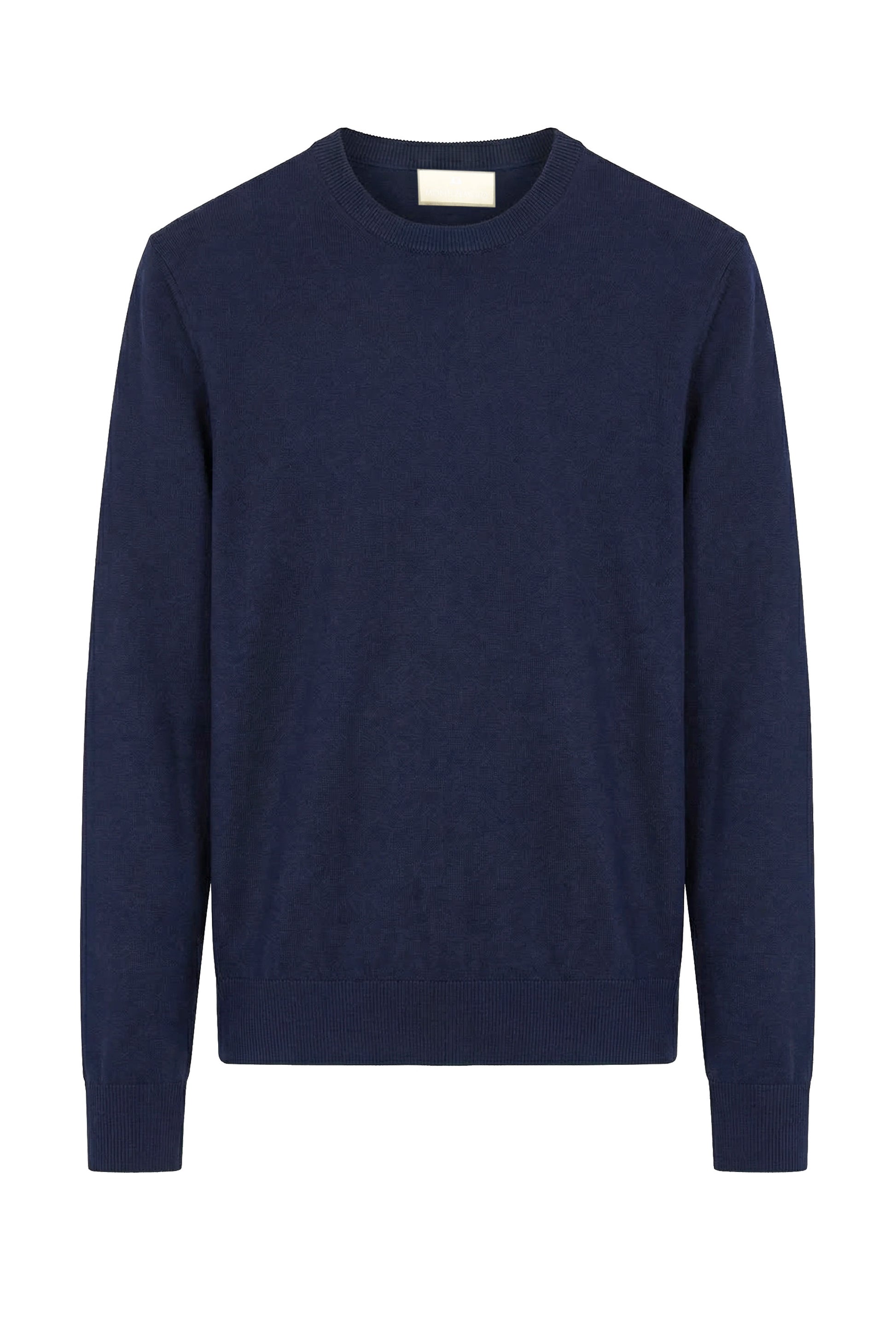 Pure cotton crewneck sweater - MONTEZEMOLO