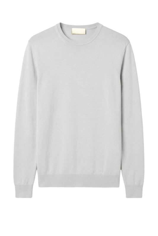 Pure cotton crewneck sweater - MONTEZEMOLO