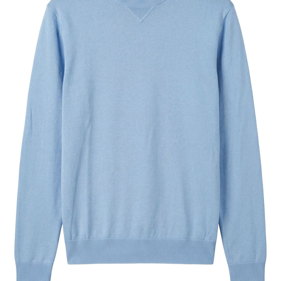 Cotton crew neck sweatshirt-knit sweater - MONTEZEMOLO
