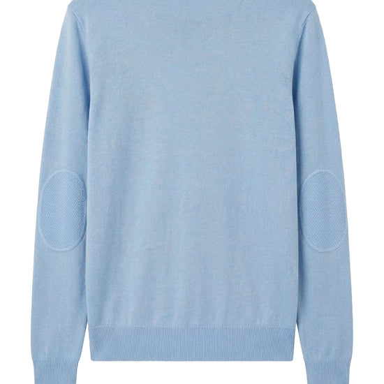 Cotton crew neck sweatshirt-knit sweater - MONTEZEMOLO