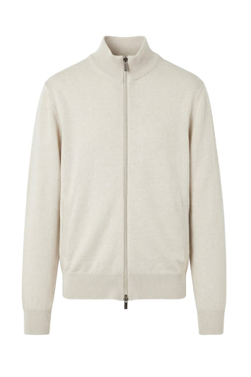 Full-zip cotton sweater - MONTEZEMOLO
