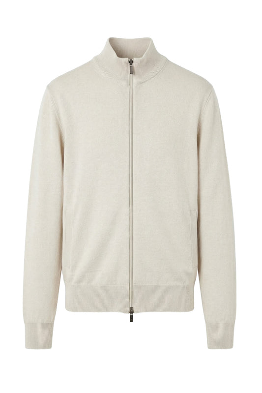 Full-zip cotton sweater - MONTEZEMOLO
