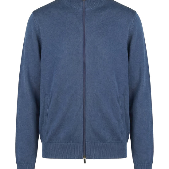 Full-zip cotton sweater - MONTEZEMOLO
