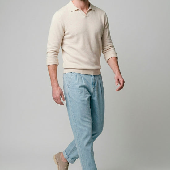 Cotton Referee-style polo - MONTEZEMOLO