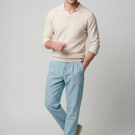 Cotton Referee-style polo - MONTEZEMOLO