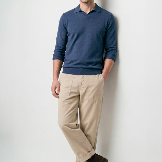 Cotton Referee-style polo - MONTEZEMOLO