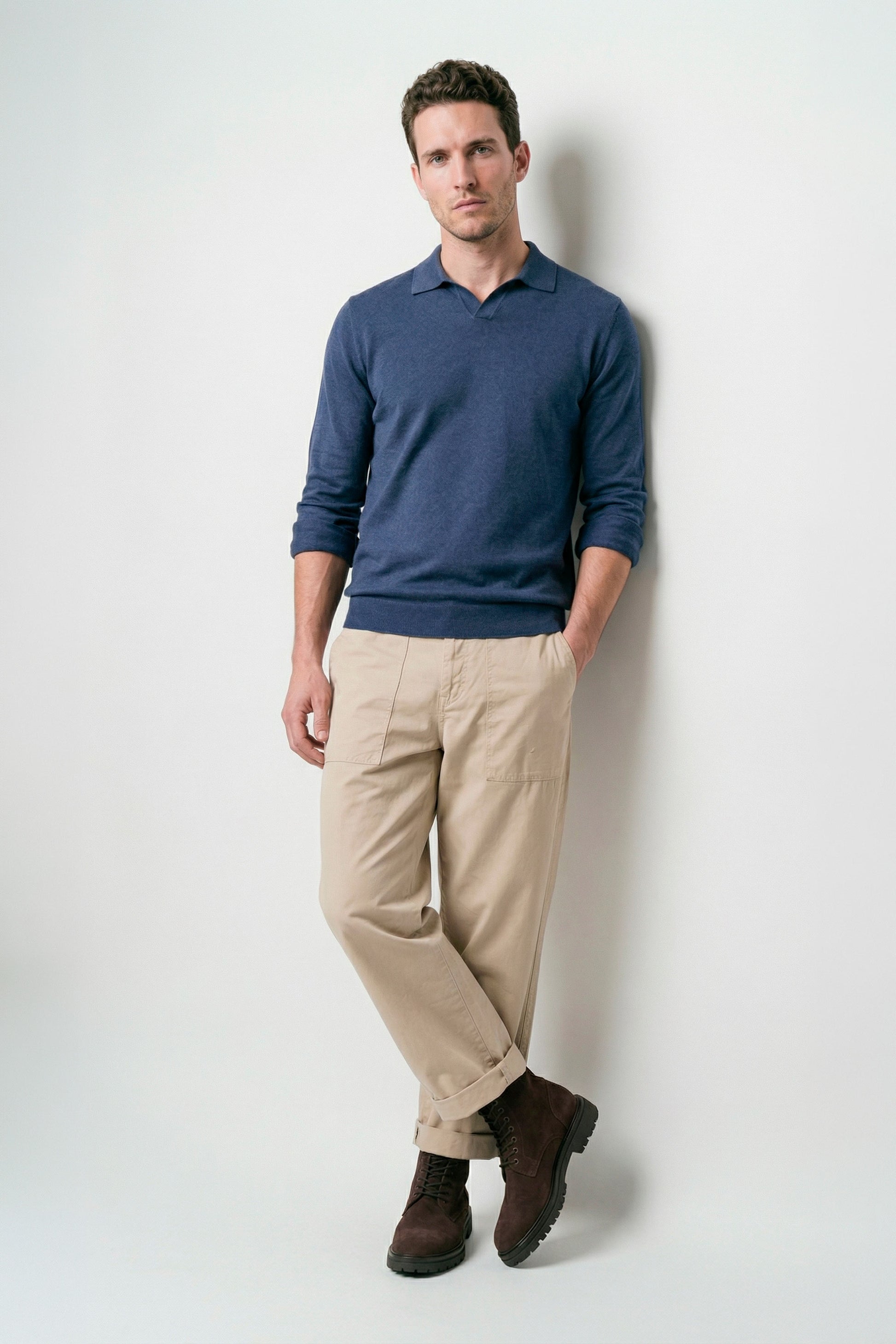 Cotton Referee-style polo - MONTEZEMOLO