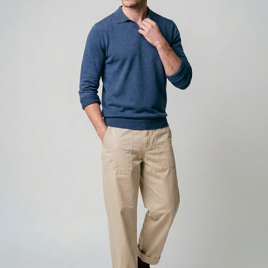 Cotton Referee-style polo - MONTEZEMOLO